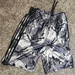 Adidas Gray Camouflage Shorts